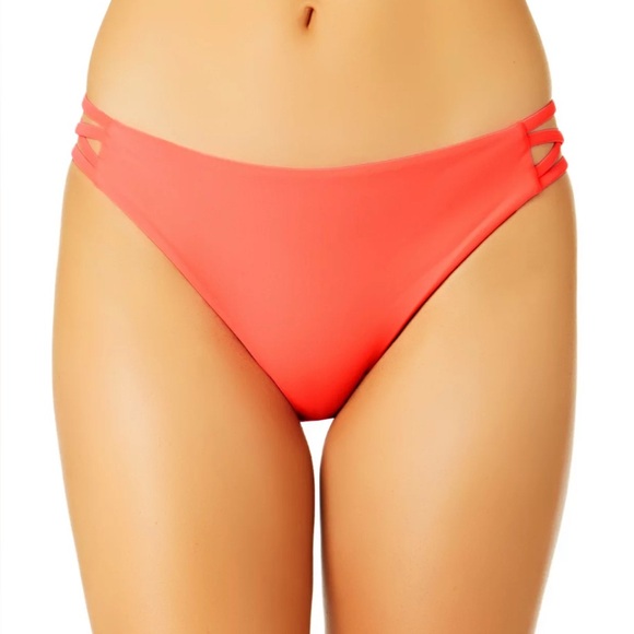 Hurley Other - Hurley Carissa Moore Aloha Strappy Moderate Coverage bikini Bottom small pink